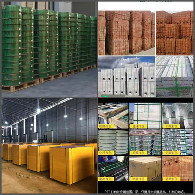 自動PETプラスチックストラップ製造機械 シーメンス モーター 梱包材料 高精度PETストラップエクストルーションライン