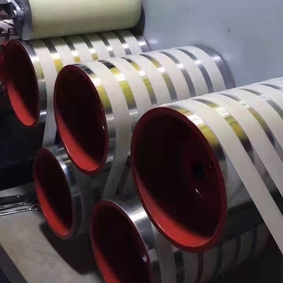 機械1から放出ラインを紐で縛る4を作る単一ねじPP革紐ポリプロピレン