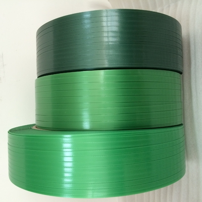 包装のためのバンド12mm 20mm幅の緑のプラスチック バンドを紐で縛っているカスタム化 ペット
