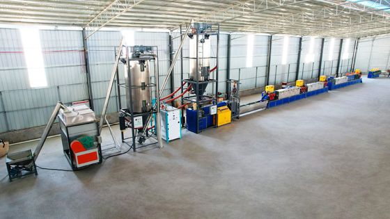 自動PETプラスチックストラップ製造機械 シーメンス モーター 梱包材料 高精度PETストラップエクストルーションライン