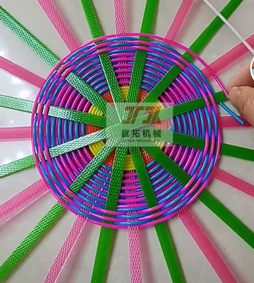 2色ウィッカーラタン製作機 55mm シングルスクリュー カスタマイズ