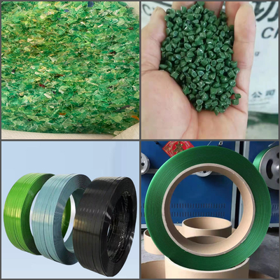 機械ペットの革紐の生産ラインを作る 2 つのキャビティ プラスチック SPET の紐で縛る