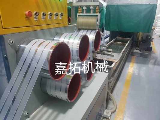 JIATUO プラスチックストラップ生産ライン 250kg/H リサイクルされたパッキングベルト製造機械