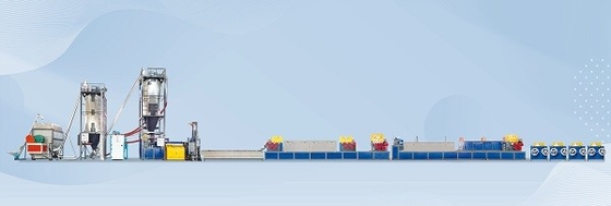 機械を作るPLC制御ペット革紐の放出ライン580-620KGS/Hペット革紐