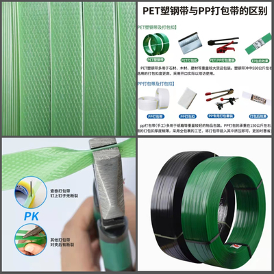 12.7mm 1/2インチ リサイクルPETパッキングベルト パレットストラッピングベルト 輸送用