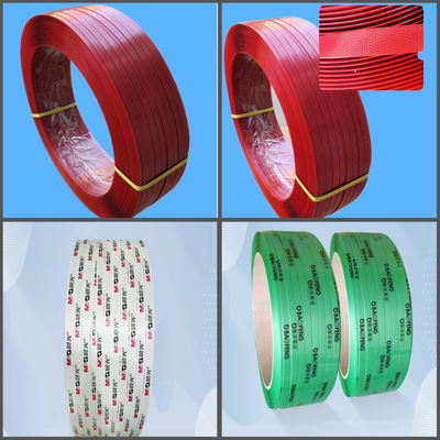 12.7mm 1/2インチ リサイクルPETパッキングベルト パレットストラッピングベルト 輸送用