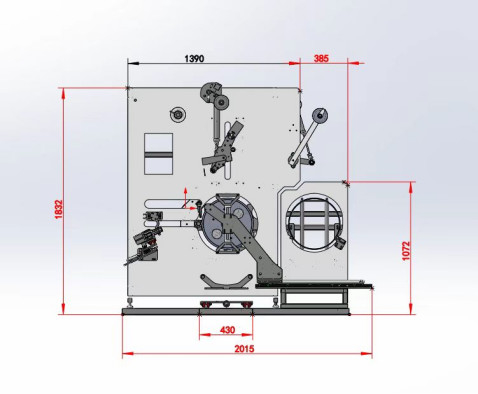 0.6mm-1.5mm 厚さPPストラップマシン ダブルディスクストラッピングバンド巻き込み機