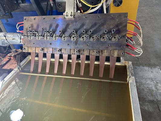 シメンスモーターポリプロピレンストラップ製造機械 1 年間の保証 プレミアムPPストラップ製造機械