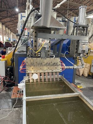 PLC制御 PPパッキングストラップ製造機械 シエメンズ モーターストラップバンド エクストルーダー 耐腐性 プラスチック PP PETパッキングストラップ