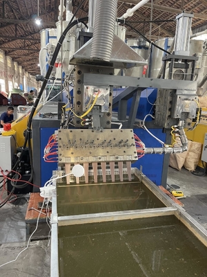 シングルスクリューPPストラップ製造機械 1〜4ポリプロピレンストラッパーエクストルーションライン 高速PPストラップエクストルーションライン