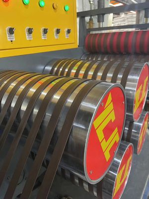 シメンスモーターポリプロピレンストラップ製造機械 1 年間の保証 プレミアムPPストラップ製造機械