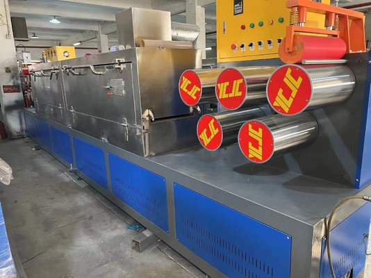 プラスチックのPPストラッピングバンド生産ライン 統合型PPストラップエクストルーションマシン 高速150kg/h プラスチックPPストラップ