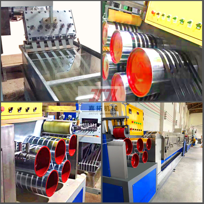 180-200 kg/H PPストラップバンドエクストルーションマシン PLCプログラムコントローラ