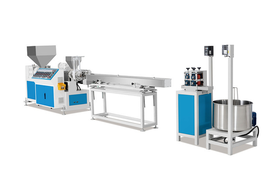 JTPP-110 プラスチック模倣ラタン製造機械: 3300mm スクロール,6ストラップ,130kg/h 容量