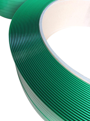緑色ポリエステルパッキングストラップ 帯 9-27mm 幅 0.5-1.27mm 厚さ