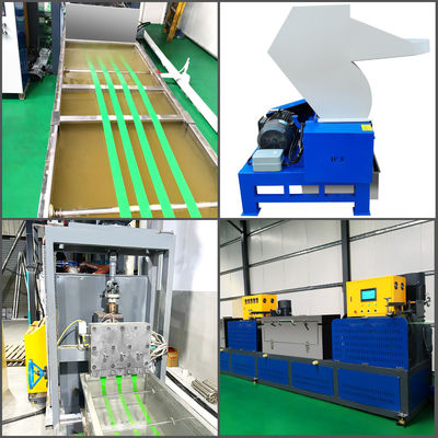 PETストラップバンド製造機 9-25mm PET梱包ベルト生産機 PLC制御システム付き