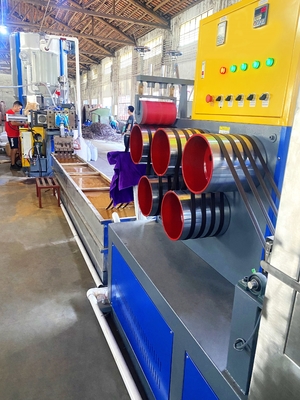 リサイクル素材 PP ストラップ製造機械 PLC制御生産ライン