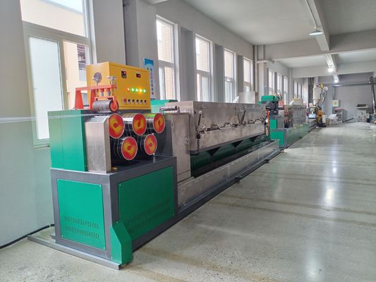 シメンスモーター 5-19mm PPストラップ製造機 100KW 電力消費 0.4-1.2mm ストラップ厚さ