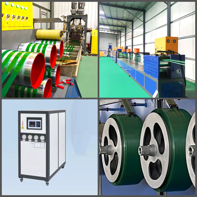 100% PETボトルフレーク材料 PET梱包ベルト製造機 PETプラスチック鋼ベルト製造設備 300KG/H