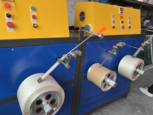 100%ポリプロピレンPPリサイクル素材とポリプロピレンのためのストラップ製造機械