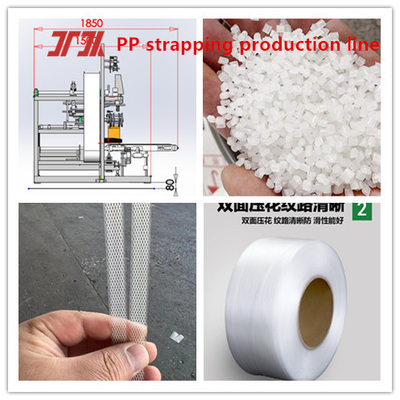 プラスチックエクストルーダー PP ストラップ生産ライン PLC制御システム