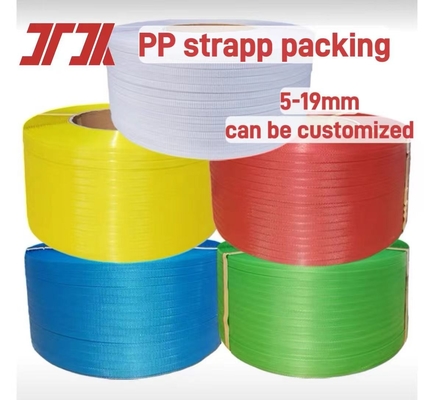 工場 卸売 PP ストラッピングテープ PP 梱包テープ 自動ストラッピングマシンのためのPPポリプロピレンプラスチックテープ