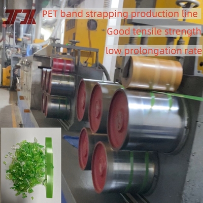350-950kg/H ペットプラスチック梱包ストラップ生産ライン、PLC制御システム付きペット梱包機