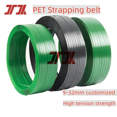 9-32mm パーソナライズされたポリエステルPETパレットパッキングベルト 重荷荷物の梱包用OEM/ODM