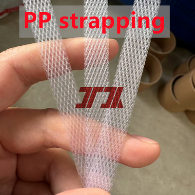 卸売 5~19mm プラスチック製の梱包テープ PP 梱包テープ 1000~7000m/ロールのPP ストラッティングテープ