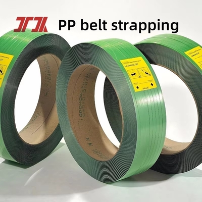 高温耐性 緑色 PET ストラッピング 重荷用ポリエステルストラップ 19mm