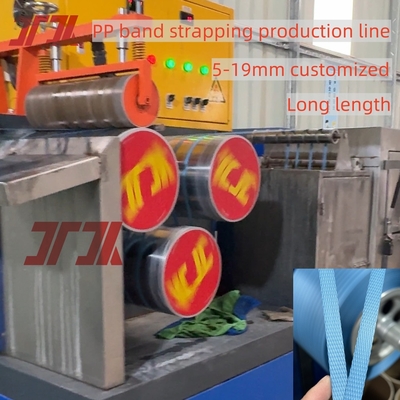 800kg/H Pp ストラッピングバンド 12ストラップ 出力製造機 高性能エクストルーションと精密なマートヘッド