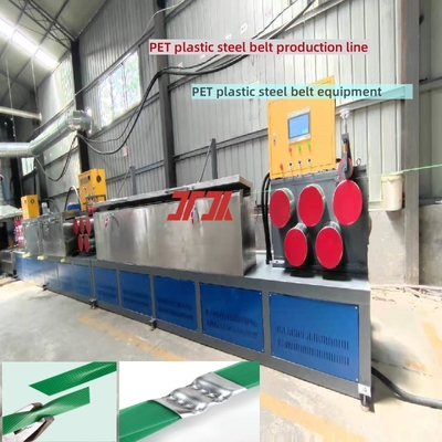 300~330KG/H 容量 PET ストラップ製造機 3.5m2 フィルターエリアと自動巻き機