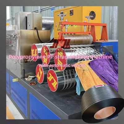 プラスティックエクストルーダー 5-19mm PPストラップ 生産ライン シュナイダースイッチとノンストップスクリーンチェンジャー