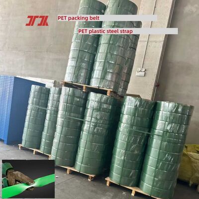 PET プラスチック 鋼 ストラッピングベルト 16mm PET パッケージベルト 自動 PP PET パレットストラッピング