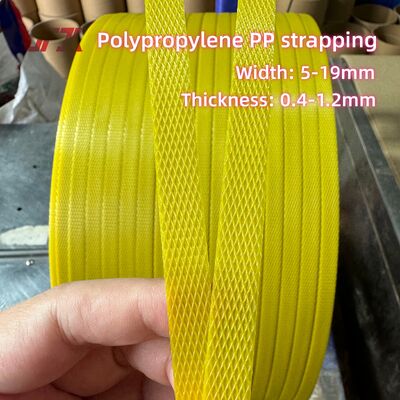 長い長さ 7000m/ロールの 5-19mm 高力 PP パッキング ベルト ストラップ