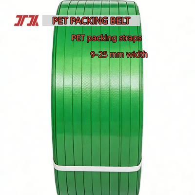 PET プラスチック 鋼筋ベルト 16mm 緑色 PET ストラッティングベルト パネウマティック ストラッティング ツールの PET ストラップ