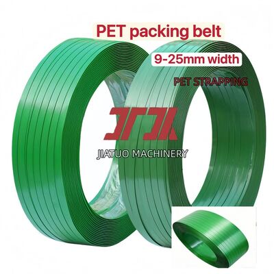 緑色PET包装ストラップバンド プネウマティックストラップツールのPET包装ストラップ