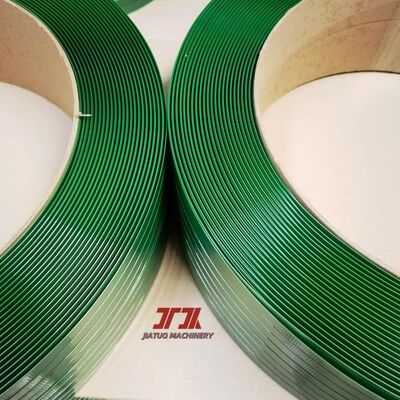 高品質 9-32mm 幅 天候耐性 自動ストラッピングマシン用 凸起式 PET 梱包ストラップ