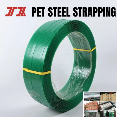 9-32mm Width Weather Resistant High Tensile Strength PET Packing Strap for Heavy Cargoes
