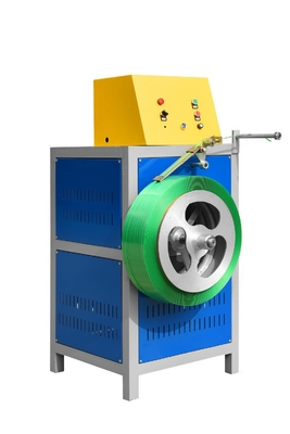 バンド巻取り機を紐で縛っているバンド巻取り機/ペットを紐で縛る自動プラスチック紐で縛るバンド巻取り機PP