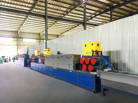PLC制御 200kg/H プラスチックPETストラップ製造機 200KW 高速生産ライン