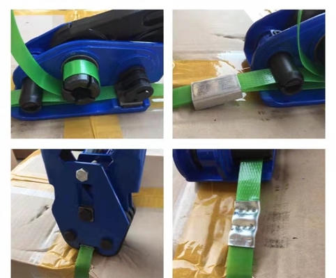 PPは半自動ベール速度に2.5秒/機械を紐で縛るストリップのカートン箱ベルトを付ける
