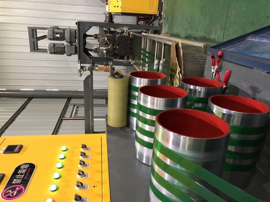 CE ISO PETストラップ生産ライン PLC PETストラッピングバンド製造機械 鉄鋼Indのための高速PETストラップ製造機械