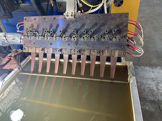 CE認証されたPPストラップエクストルージングマシン - ダブルスクリュー設計 最大スクリュー速度120rpm