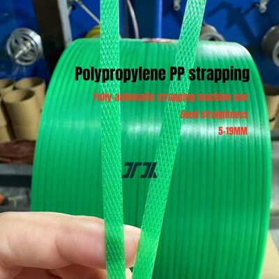 5~19mm 幅のPPストラッパー 50~200KG 引力強度,軽貨物梱包用のカスタマイズ可能な色