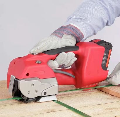 電気パレット ポリエステル手持ち型の紐で縛る機械400N-2000N張力