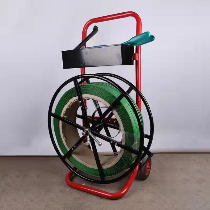 手動260mm/s手持ち型の紐で縛る機械0.4-1.0mmポリプロピレンの革紐のシーリング3